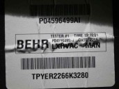 Replacement complete standard heater unit for Chrysler 300 C 3.5 OEM IAM reference 04596499AI TPYER2266K3280 