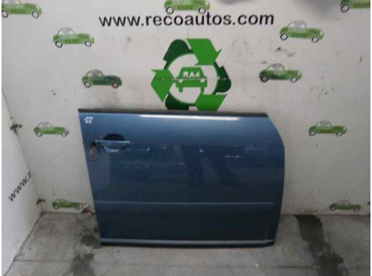 Replacement front right door for Audi A2 (8Z) 1.4 OEM IAM reference 8Z0831052A BLUE 5 DOORS