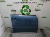 Replacement front right door for Audi A2 (8Z) 1.4 OEM IAM reference 8Z0831052A BLUE 5 DOORS