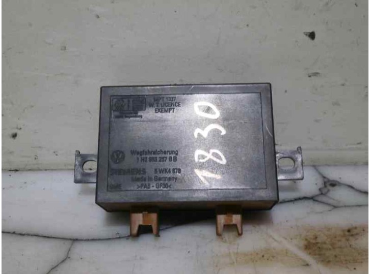 Recambio de centralita inmovilizador para seat toledo (1l) 2.0 referencia OEM IAM 1H0953257BB SIEMENS