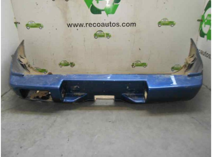 Recambio de paragolpes trasero para tata safari ex safari 2.0 referencia OEM IAM AZUL 5 PUERTAS