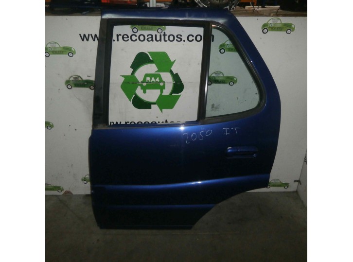 Recambio de puerta trasera izquierda para tata safari ex safari 2.0 referencia OEM IAM  AZUL 5 PUERTAS