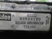 Recambio de radiador agua para fiat brava (182) 1.9 diesel referencia OEM IAM 855091V0 731306 VALEO