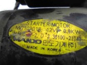 Recambio de motor arranque para hyundai accent (lc) 1.3 cat referencia OEM IAM MC109018 