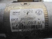 Replacement starter motor for Fiat Punto berlina (188) 1.4 OEM IAM reference E80E63103031 C132 DENSO