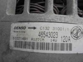 Replacement alternator for Fiat Stilo (192) 1.8 16V CAT OEM IAM reference 46543023 63321491 DENSO
