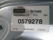 Recambio de elevalunas delantero derecho para volvo v50 familiar 2.0 diesel cat referencia OEM IAM 0579278 14+18 PINES 3 PUERTAS