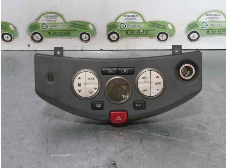 Recambio de mando climatizador para nissan micra (k12e) 1.4 cat referencia OEM IAM 27500AX701 69450005 VALEO