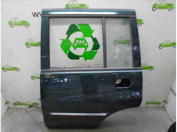 Recambio de puerta trasera izquierda para ssangyong musso 2.9 turbodiesel cat referencia OEM IAM 6300105064 VERDE 5 PUERTAS