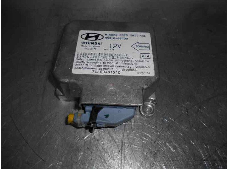 Recambio de centralita airbag para hyundai atos (em) 1.1 gls referencia OEM IAM 9591005700  