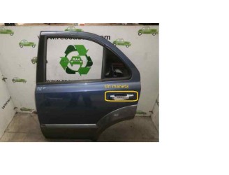 Recambio de puerta trasera izquierda para kia sorento 2.4 16v cat referencia OEM IAM 770033E100 AZUL Y GRIS 5 PUERTAS
