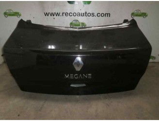 Recambio de porton trasero para renault megane ii berlina 5p 1.9 dci diesel referencia OEM IAM TAPA MALETERO NEGRO 4 PUERTAS