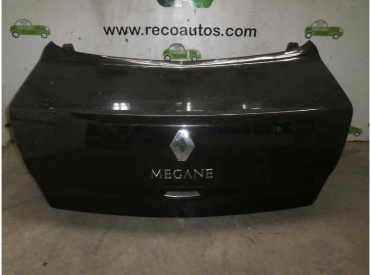 Recambio de porton trasero para renault megane ii berlina 5p 1.9 dci diesel referencia OEM IAM TAPA MALETERO NEGRO 4 PUERTAS