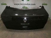Recambio de porton trasero para renault megane ii berlina 5p 1.9 dci diesel referencia OEM IAM TAPA MALETERO NEGRO 4 PUERTAS