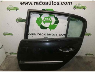 Recambio de puerta trasera izquierda para renault megane ii berlina 5p 1.9 dci diesel referencia OEM IAM 7751475033 NEGRO 4 PUER
