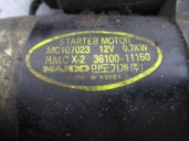 Replacement starter motor for Hyundai Accent (X3) 1.3 GS automatic OEM IAM reference 3610011150 MC107023 MANDO