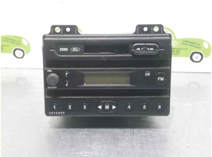 Recambio de sistema audio / radio cd para ford fiesta (cbk) ambiente referencia OEM IAM 2S6118K876AE M011666 VISTEON