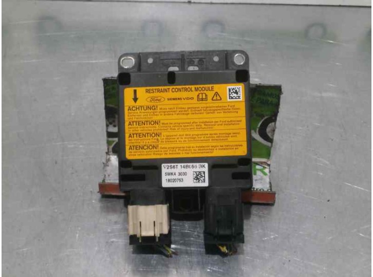 Recambio de centralita airbag para ford fiesta (cbk) ambiente referencia OEM IAM 2S6T14B056BK 5WK43030 SIEMENS