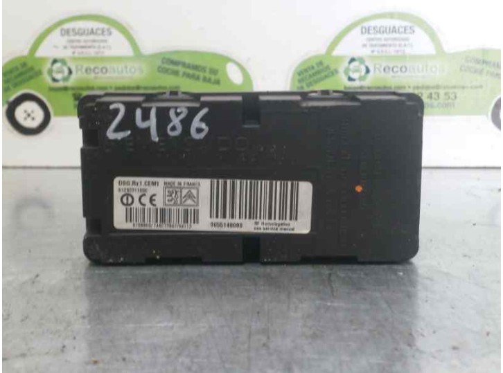 Recambio de modulo electronico para peugeot 407 st confort pack referencia OEM IAM 9655140080 S120231100E SIEMENS
