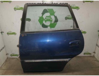 Replacement rear left door for Kia Carens 2.0 turbodiesel cat OEM IAM reference 0K2JA73020 DARK BLUE 5 DOORS