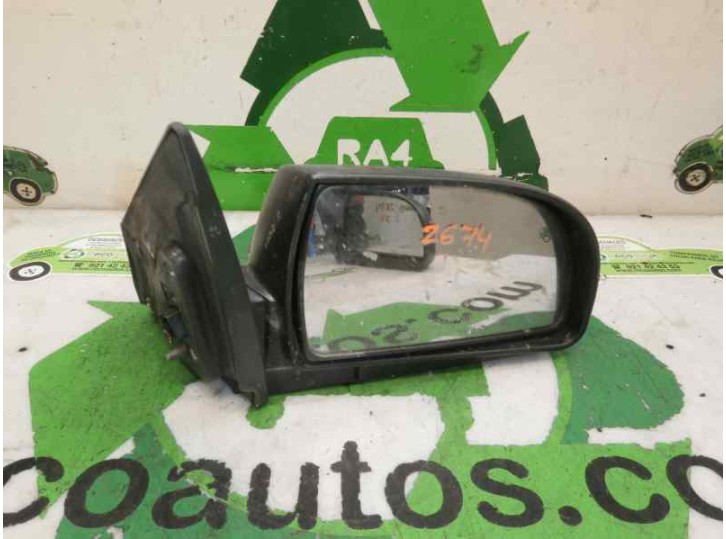 Recambio de retrovisor derecho para kia carens 2.0 turbodiesel cat referencia OEM IAM 0K2HB69120 0K2HB69120 3 PINES