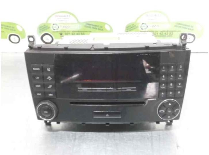 Recambio de sistema audio / radio cd para mercedes-benz clase c (w203) sportcoupe 2.2 cdi cat referencia OEM IAM A2038705089 