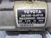 Recambio de motor arranque para toyota yaris (ncp1/nlp1/scp1) 1.0 cat referencia OEM IAM 281000J010  DENSO