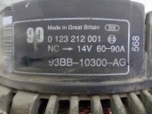 Replacement alternator for Ford Mondeo sedan/estate (fd) 2.0 16v cat OEM IAM reference 0123212001 
