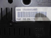 Recambio de cuadro instrumentos para alfa romeo 147 (190) 1.6 16v cat referencia OEM IAM 735290179 110008953005 VDO