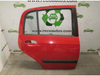 Replacement rear right door for Hyundai Getz (TB) 1.5 CRDi CAT OEM IAM reference 770041C020 RED 5 DOORS