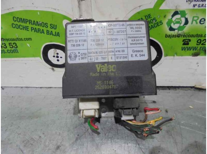 Recambio de modulo electronico para honda civic berlina .5 (ma/mb) 2.0 td s (mb7) referencia OEM IAM 2528004787 2528004787 VALEO