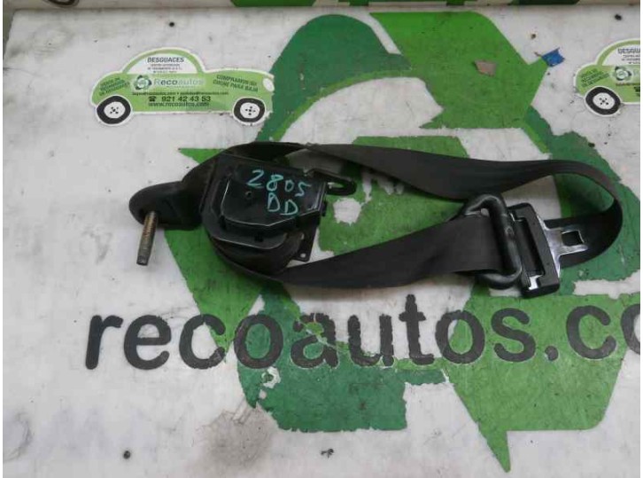 Recambio de cinturon seguridad delantero derecho para chrysler voyager (gs) 2.4 cat referencia OEM IAM 4680192  5 PUERTAS