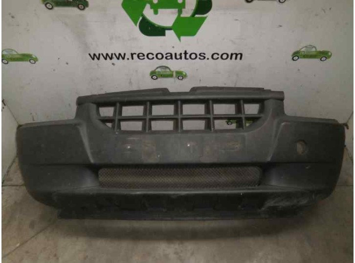 Replacement front bumper for Fiat Doblo (119) 1.3 JTD CAT OEM IAM reference TEXTURED BLACK 