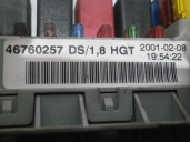 Recambio de caja reles / fusibles para fiat punto berlina (188) 1.9 jtd cat referencia OEM IAM 46760257  