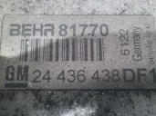 Recambio de intercooler para opel zafira a 2.2 16v dti cat (y 22 dtr / l50) referencia OEM IAM 24436438 81770 BEHR