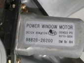 Replacement rear right window regulator for Hyundai Santa Fe (SM) 2.0 CRDi CAT OEM IAM reference 8348026030 2 PINS 5 DOORS.