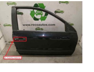 Recambio de puerta delantera derecha para fiat bravo (182) 1.6 16v cat referencia OEM IAM 0007772853 AZUL OSCURA 3 PUERTAS