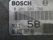 Recambio de centralita motor uce para peugeot 106 (s2) max referencia OEM IAM 9631528780 0261204788 BOSCH