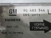 Recambio de centralita airbag para opel tigra 1.4 16v referencia OEM IAM 90483546 5WK4115 SIEMENS