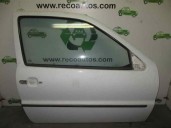 Recambio de puerta delantera derecha para volkswagen polo classic (6v2) 1.4 referencia OEM IAM 6K4831052C BLANCO 3 PUERTAS