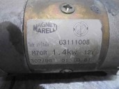 Replacement starter motor for Fiat Bravo (182) 1.6 16V CAT OEM IAM reference 63111008 63111008 MAGNETI MARELLI