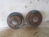 Replacement rear brake disc for Citroën BX Berlina 19 GTI OEM IAM reference 