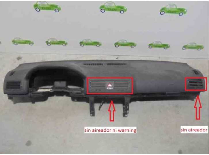 Recambio de salpicadero para skoda octavia berlina (1u2) 1.9 tdi referencia OEM IAM NEGRO 