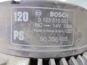 Recambio de alternador para opel omega b 2.0 16v cat (x 20 xev / l34) referencia OEM IAM 0123510063 90356665 BOSCH