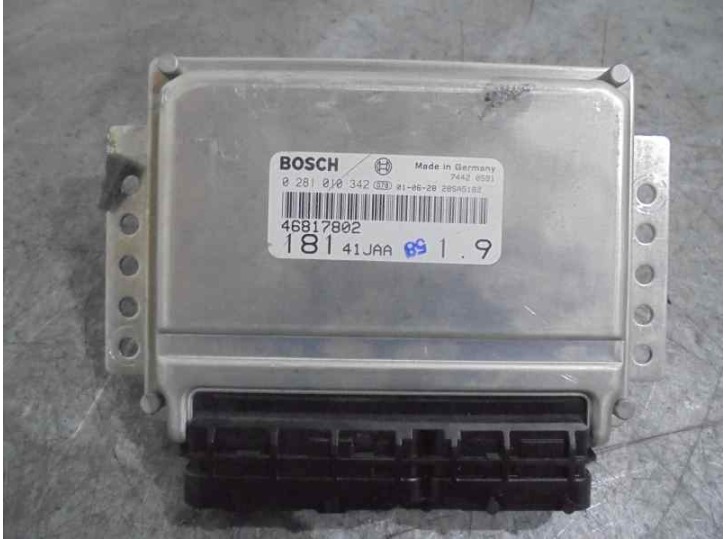 Recambio de centralita motor uce para fiat marea berlina (185) 1.9 jtd cat referencia OEM IAM 46817802 0281010342 BOSCH