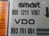 Recambio de centralita airbag para smart micro compact car 0.6 referencia OEM IAM 0001211V007 993791001 TEMIC