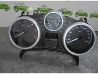 Replacement instrument cluster for Peugeot 207 1.4 HDI OEM IAM reference 9666898680 A2C53375182 SVDO
