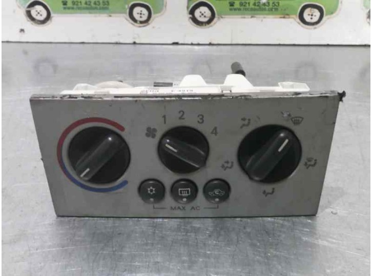 Recambio de mando calefaccion / aire acondicionado para opel meriva a 1.7 16v referencia OEM IAM 93329465 E4919 BEHR