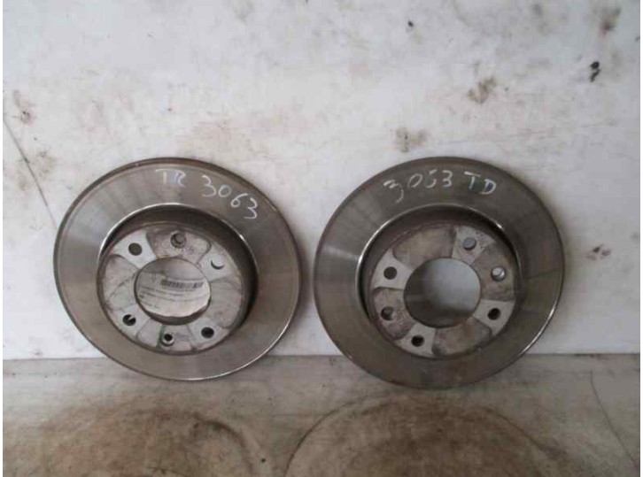 Replacement rear brake disc for Citroën C3 Pluriel 1.6 16v cat (NFU / TU5JP4) OEM IAM reference 