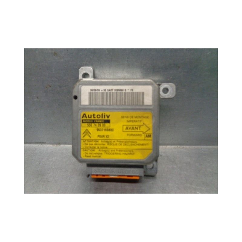 Recambio de centralita airbag para citroen xantia berlina 2.0 hdi referencia OEM IAM 9637169880 550740900 AUTOLIV